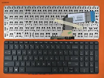 Клавиатура для ноутбука HP 17-f144no 17-f147no 17-f170no 17-f171no 15-p050no 15-p052no 15t-p100 ЧЕРНАЯ без РАМКИ без фольги