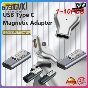 1-10 шт. Магнитный разъем USB PD-адаптера Type C для Type-C Женский на 2 USB C Женский магнитный штекер Конвертер для MacBook