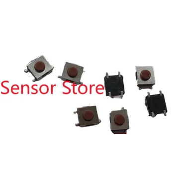 10 шт. силиконовый сенсорный выключатель 6*6*3.1 Красная кнопка, водонепроницаемая и пылезащитная нашивка, 4 фута.