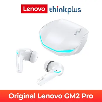 100% Оригинальные наушники Lenovo GM2 Pro Bluetooth 5.3 Беспроводные наушники С низкой задержкой, Двухрежимная игровая гарнитура с микрофоном