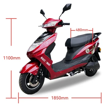 2023 Китайские Высококачественные Электрические Мотоциклы для Взрослых 1500 Вт Электрические Велосипедные Скутеры 48 В 60 В CKD Электрические Скутерные Мотоциклы