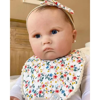 63 см, Принцесса Шарлотта Реборн для малышей, Высококачественная ручная краска, несколько слоев с видимыми венами, кукла, игрушка в подарок