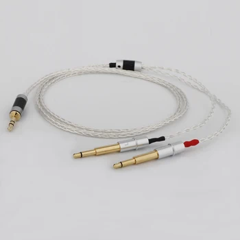 8-жильный Посеребренный OCC кабель для наушников Meze 99 Classics NEO NOIR Headset Наушники 2.5/3.5/4.4/6.35 мм Штекер
