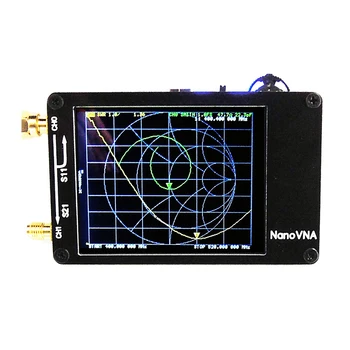 Aokin Новый Векторный сетевой анализатор NanoVNA 50 кГц-300 МГц 2,8 дюймовый сенсорный ЖК-анализатор антенн HF VHF UHF UV с батареей I4-001