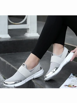 Damyuan zapatillas mujer black Sneakers Loafers Walking sneaker кроссовки женские chaussure femme Inside Heighten women shoes 42