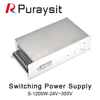 Puraysit S-1200W-24V 36V 48V 60V 70V 80V 110V 150V 220V 300V 1200W Импульсный Источник Питания Трансформатор AC DC SMPS