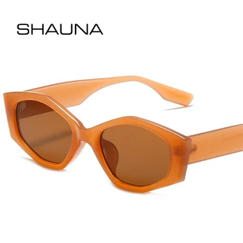 SHAUNA Ретро Нерегулярные Солнцезащитные очки 