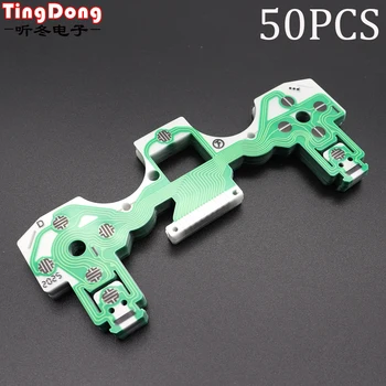 TingDong 50 шт./лот для ps4 020 кнопка клавиатуры контроллера проводящая пленка лента гибкий кабель