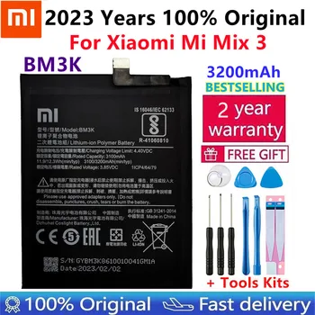 Xiao Mi Оригинальный Аккумулятор для телефона BM3K 3200 мАч Для Xiao Mi Mix 3 Mix3 Высококачественные Сменные Батареи Розничная Упаковка Бесплатный Инструмент