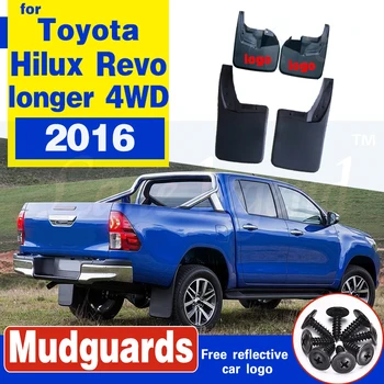 Автомобильные Брызговики Для Toyota HILUX REVO Longer 4WD 2016 Брызговики Брызговики Брызговик Крыло Автомобиля Набор Для Укладки Литой 4шт