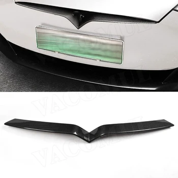 Декоративная Накладка на крышку, Наклейка на Дверную накладку, Наклейка на накладку для внедорожника Tesla Model X 2020, Сетчатая отделка для Стайлинга автомобилей