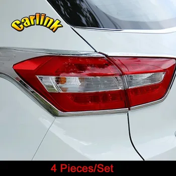 Для Hyundai IX25 Creta 2015-2018 ABS Хромированный Задний Фонарь Рамка Лампы Защитная Наклейка Для Стайлинга Автомобилей Крышка Отделка Аксессуары 4 шт.
