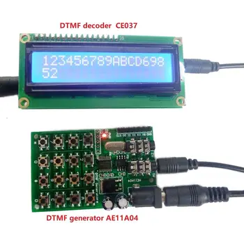 Клавиатура DTMF Генератор Аудиокодер-декодер ЖК-дисплей MT8870