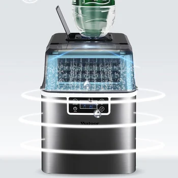 Коммерческий льдогенератор 110-220 В, машина для приготовления кубиков льда весом 30 кг/24 часа, холодильное оборудование, используемое в барах, кофейнях
