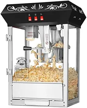 Машина для приготовления попкорна для ночного просмотра фильмов-производит ок. 3 Галлона на порцию (8 унций, красный) Для приготовления попкорна Popcorn machine Popcorn ma