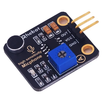 Модуль аналогового датчика звука, громкость микрофона, подходит для электронных строительных блоков Arduino