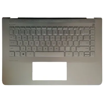 Новая американская клавиатура для ноутбука HP Pavilion 14-CC 14-CC0027TX TPN-Q188 TPN-Q188 американская клавиатура с подставкой для рук серебристая 927904-001