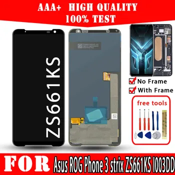 Оригинальный ЖК-дисплей Для Asus ROG Phone 3 Strix ZS661KS I003DD Дисплей Премиум Качества, Замена Сенсорного экрана, Ремонт мобильного телефона