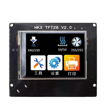 Полноцветный сенсорный экран 3D-принтера TFT28 V2.0 для обнаружения прерывания питания 2,8-дюймового дисплея