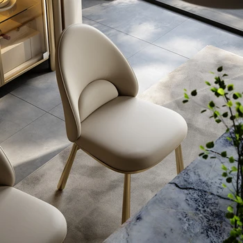 Простые обеденные стулья для гостиной Дизайн Простой Современный Оригинальность Обеденные Стулья Комфорт Мебель для спальни Hogar QF50DC