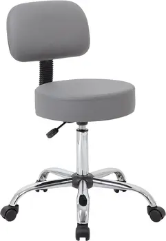 Профессиональный Чертежный стул Well Medical Spa со спинкой, серый