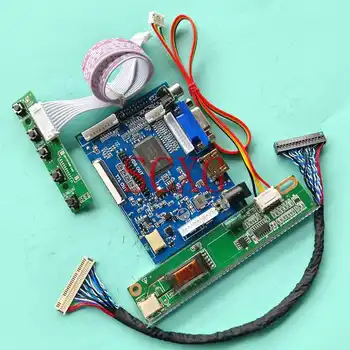 Светодиодный ЖК-дисплей Матричная плата контроллера Подходит QD14XL12 QD14XL19 30 Pin LVDS DIY Kit HDMI-Совместимый AV VGA 14,1 