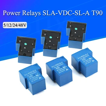 Силовые реле SLA-05VDC-SL-A SLA-12VDC-SL-A SLA-24VDC-SL-A SLA-48VDC-SL-A 5V 12V 24V 30A 4/5/6PIN T90