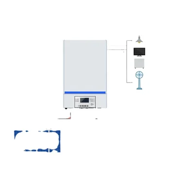 Синий карбоновый солнечный инвертор мощностью 5 кВт, частотный преобразователь мощностью 3 кВт, автономный инвертор mppt-контроллер